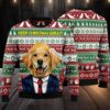 Llama Ugly Christmas Sweater Wreath Red Mens Llama Ugly Christmas Sweater Wreath Red Mens