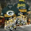 Green Bay Packers Hibiscus Logo Straight Hawaiian Shirt Green Bay Packers Hibiscus Logo Straight Hawaiian Shirt