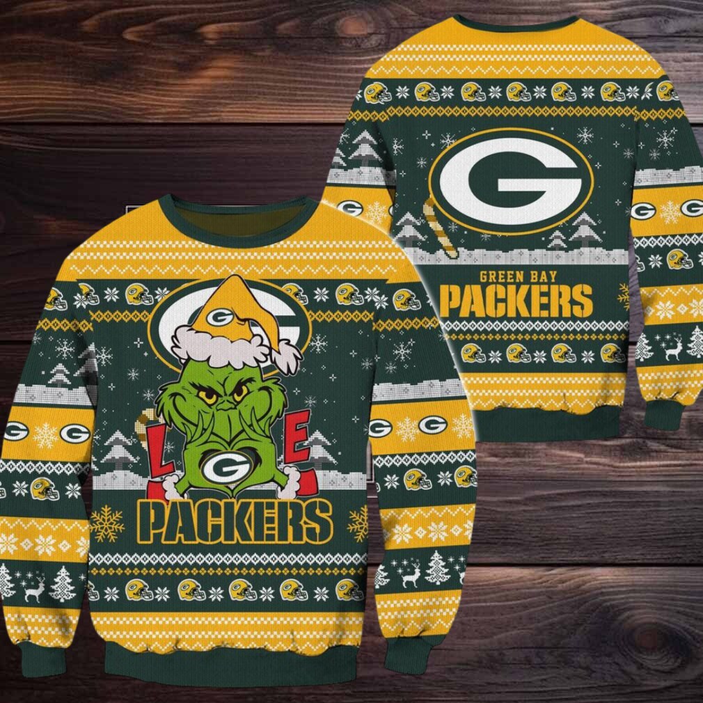 Green Bay Packers NFL Grinch Football Limited Ugly Christmas Sweater Green Bay Packers NFL Grinch Football Limited Ugly Christmas Sweater
