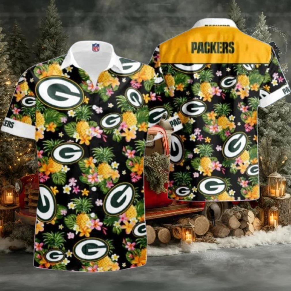 Green Bay Packers Pineapple Fruit Hawaiian Shirt Green Bay Packers Pineapple Fruit Hawaiian Shirt