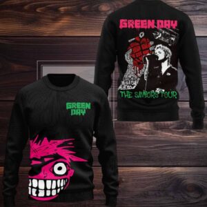 Green Day The Savior Tour Ugly Christmas Sweater