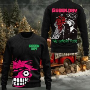 Green Day The Savior Tour Ugly Christmas Sweater