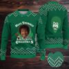 Black & Green Zigzag Pattern “Santa Bear Drinking Coors Light” Ugly Christmas Sweater Black & Green Zigzag Pattern “Santa Bear Drinking Coors Light” Ugly Christmas Sweater