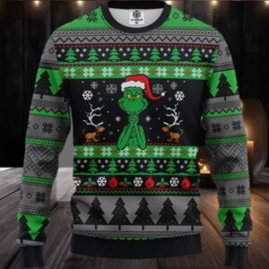 Grinch Ugly Christmas Sweater Amazing Gift Funny Ugly Sweater
