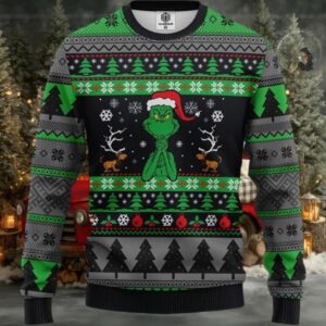 Grinch Ugly Christmas Sweater Amazing Gift Funny Ugly Sweater