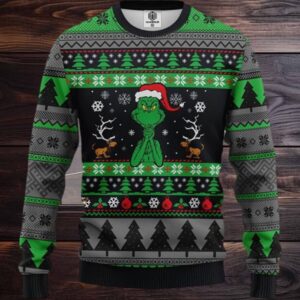 Grinch Ugly Christmas Sweater Amazing Gift Funny Ugly Sweater