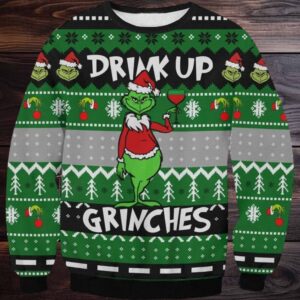 Grinch Ugly Christmas Sweater, Grinch Sweater Adults