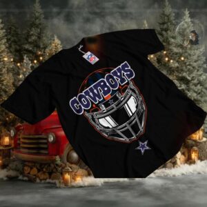 Dallas Cowboys Helmet and Wordmark T Shirt