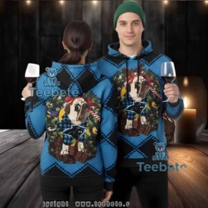 Carolina Panthers Pug Dog 3D Ugly Hoodie Print