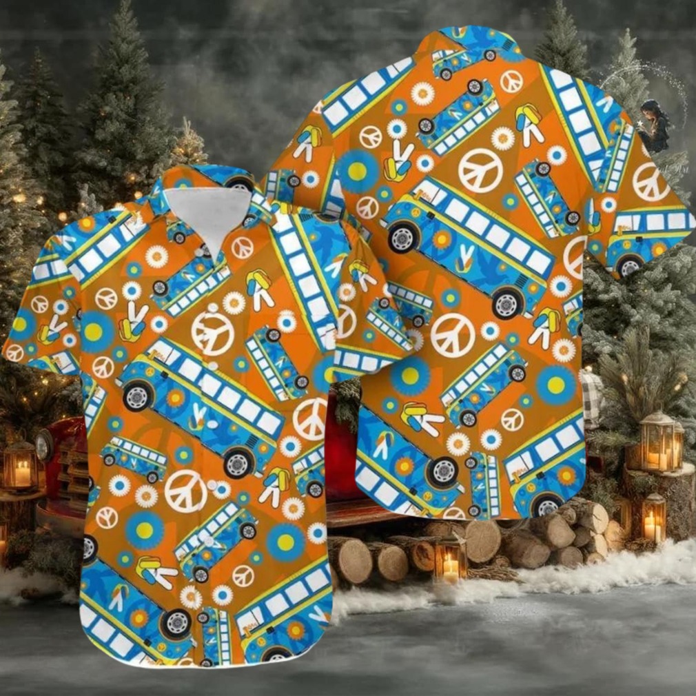 Hippie Camping Aloha Hawaiian Shirt Hippie Camping Aloha Hawaiian Shirt