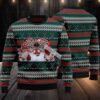 Hohoho German Shepherd Ugly Christmas Sweater Blue Ladies Hohoho German Shepherd Ugly Christmas Sweater Blue Ladies