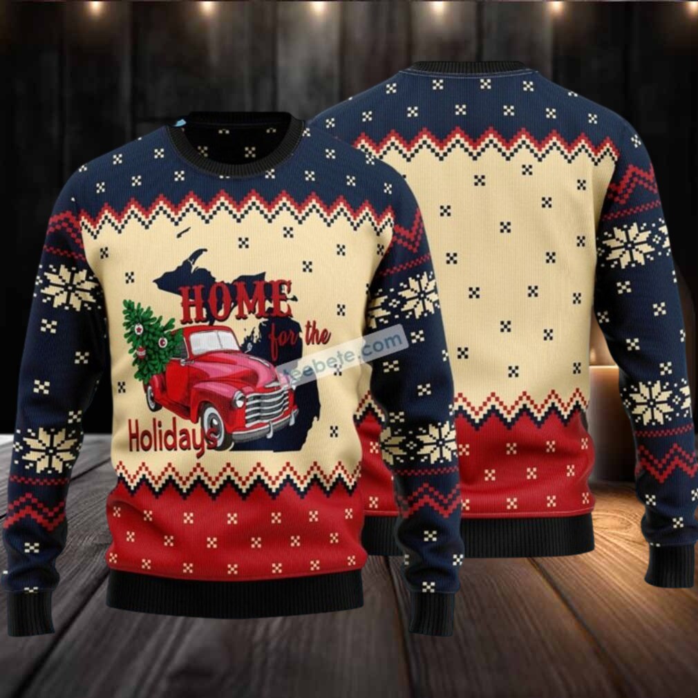 Home For The Holidays Xmas Car Ugly Christmas Sweater Couples Home For The Holidays Xmas Car Ugly Christmas Sweater Couples