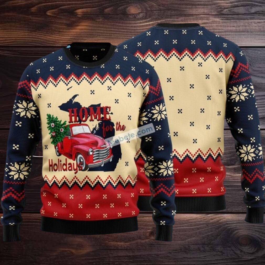 Home For The Holidays Xmas Car Ugly Christmas Sweater Couples Home For The Holidays Xmas Car Ugly Christmas Sweater Couples
