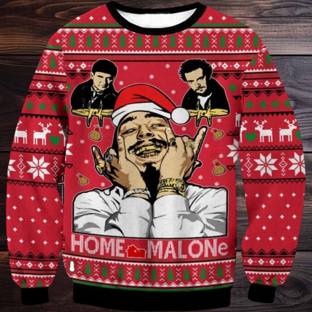 Home Malone Post Malone Ugly Christmas Sweater Home Malone Post Malone Ugly Christmas Sweater