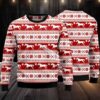 Llama Hit Xmas Light Ugly Christmas Sweater Ladies