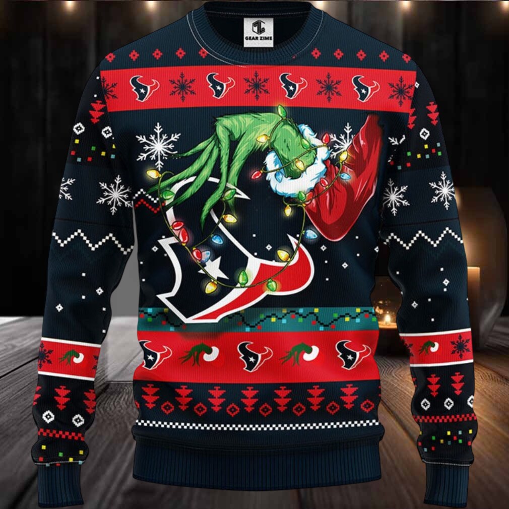 Houston Texans Grinch Ugly Christmas Sweater, Grinch Xmas Sweater Houston Texans Grinch Ugly Christmas Sweater, Grinch Xmas Sweater