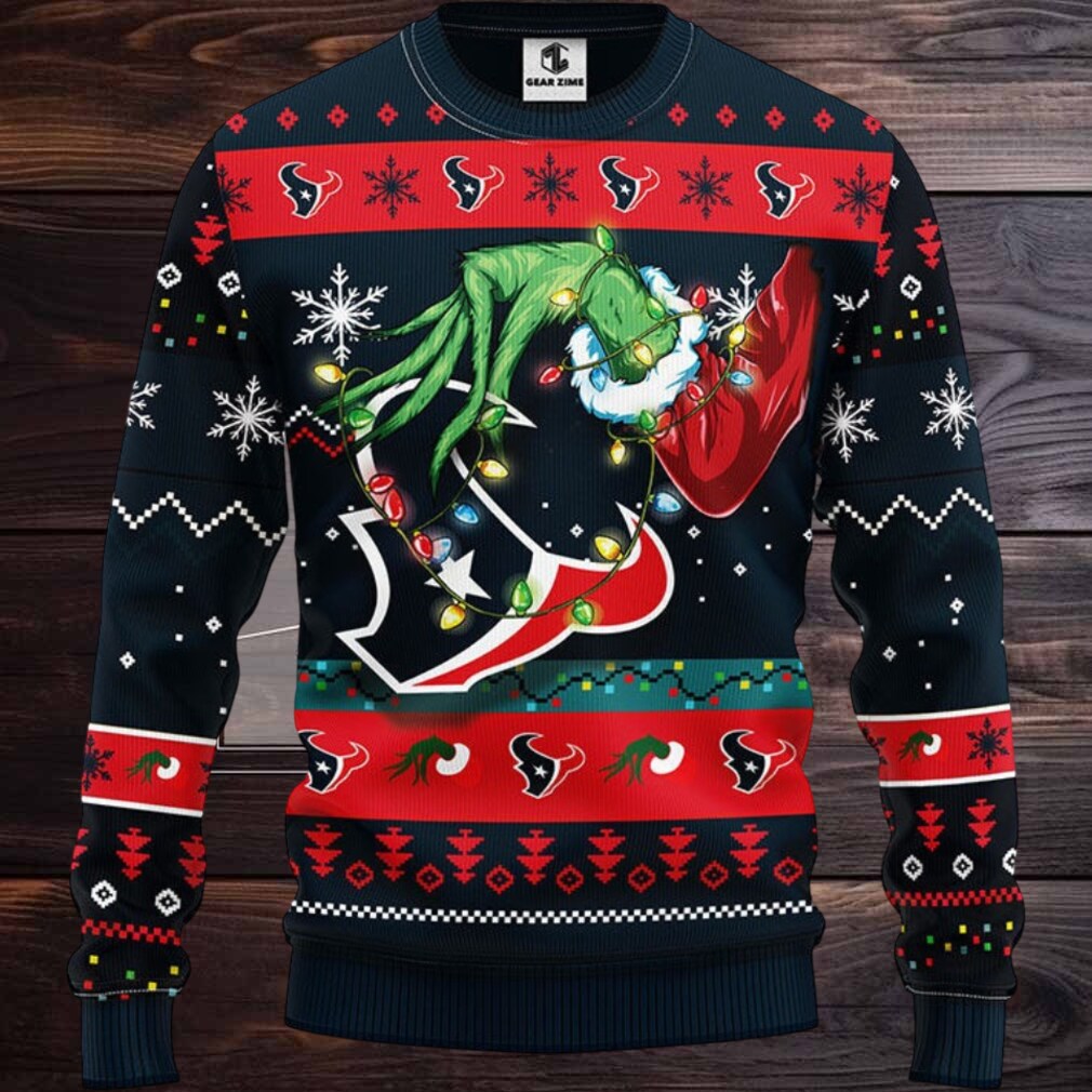 Houston Texans Grinch Ugly Christmas Sweater, Grinch Xmas Sweater Houston Texans Grinch Ugly Christmas Sweater, Grinch Xmas Sweater