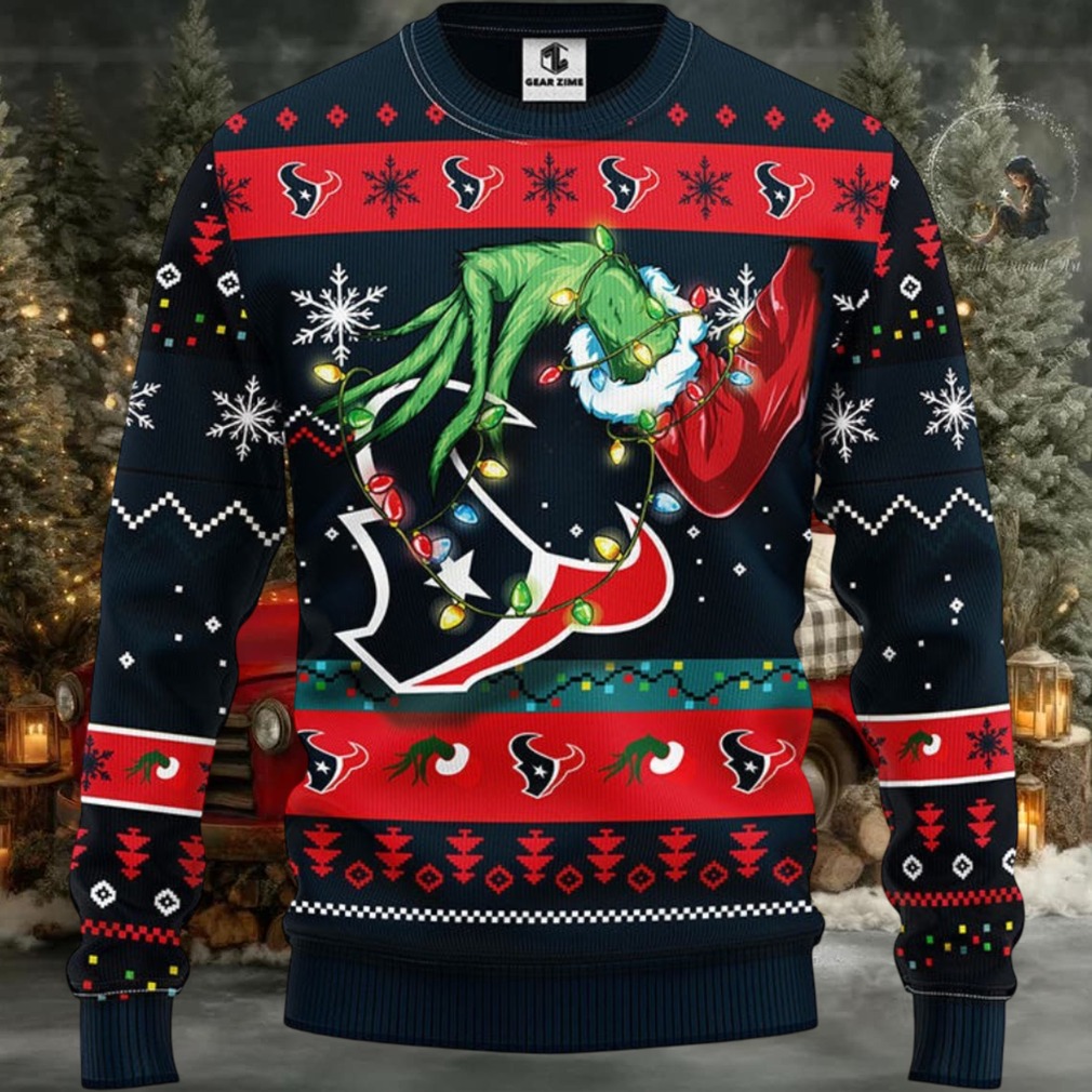 Houston Texans Grinch Ugly Christmas Sweater, Grinch Xmas Sweater Houston Texans Grinch Ugly Christmas Sweater, Grinch Xmas Sweater
