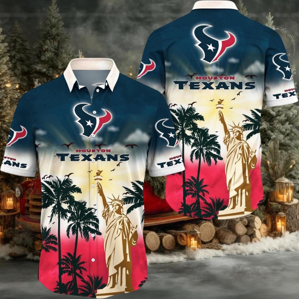 Houston Texans Hawaii Shirt Statue Of Liberty Aloha Shirt Houston Texans Hawaii Shirt Statue Of Liberty Aloha Shirt