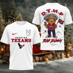 Houston Texans NFL Bad Bunny 2025 New Two Sided Shirt