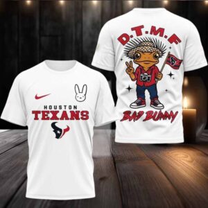 Houston Texans NFL Bad Bunny 2025 New Two Sided Shirt