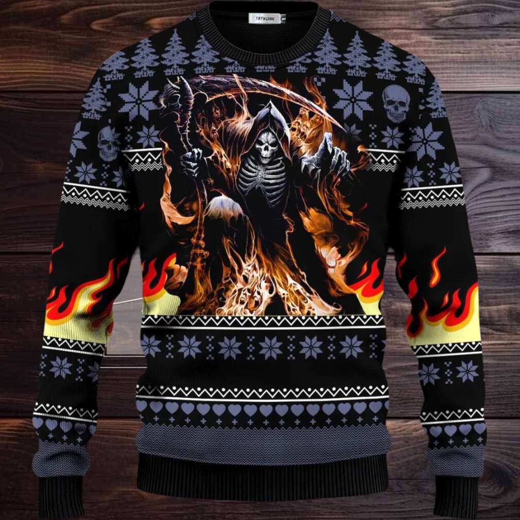 I Am Who I Am Skull Ugly Christmas Sweater I Am Who I Am Skull Ugly Christmas Sweater