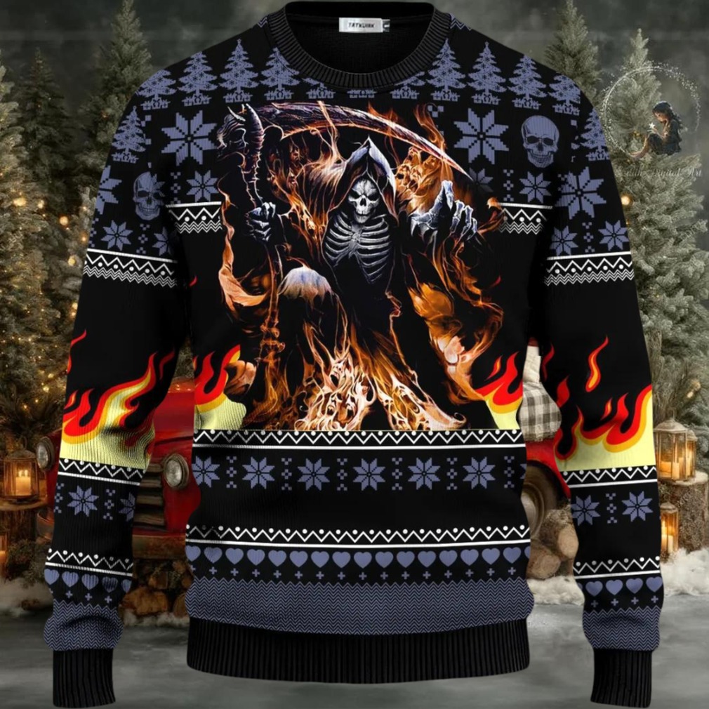 I Am Who I Am Skull Ugly Christmas Sweater I Am Who I Am Skull Ugly Christmas Sweater