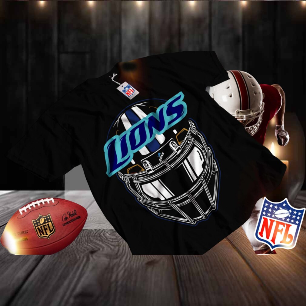 Detroit Lions Men’s Fanatics Alternate Helmet T shirt Detroit Lions Men’s Fanatics Alternate Helmet T shirt