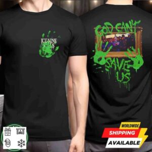 Ice Nine Kills God Can’t Save Us Merch Tee The Laugh Track Joker Merchandise Two Sided T Shirt