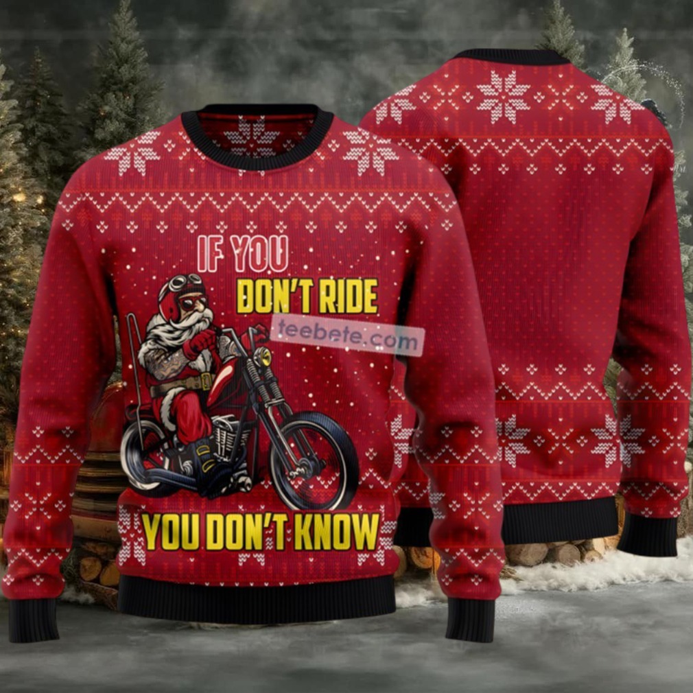 If You Dont Ride Ugly Christmas Sweater Red Merry Christmas If You Dont Ride Ugly Christmas Sweater Red Merry Christmas