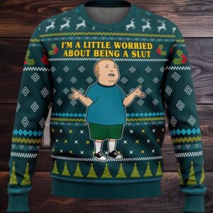 I’m A Little Worried King Of The Hill Ugly Christmas Sweater