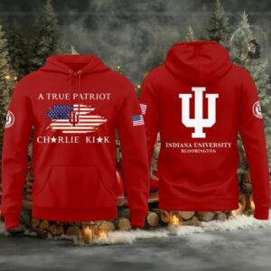 Indiana Hoosiers University 2025 A True Patriot Charlie Kirk Legacy Hoodie T Shirt