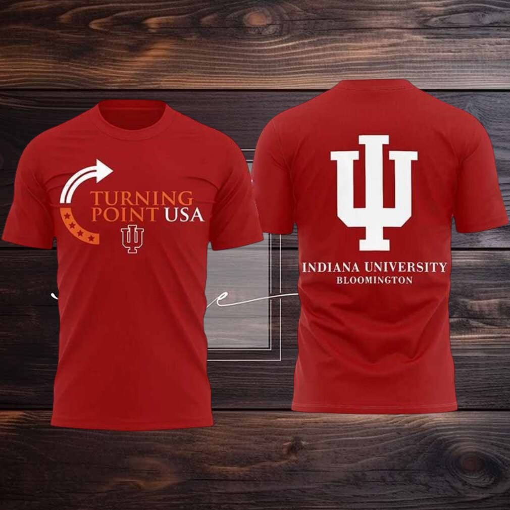 Indiana University Turning Point USA 2025 New Two Sided Shirt Indiana University Turning Point USA 2025 New Two Sided Shirt