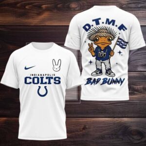 Indianapolis Colts NFL Bad Bunny 2025 New Two Sided Shirt