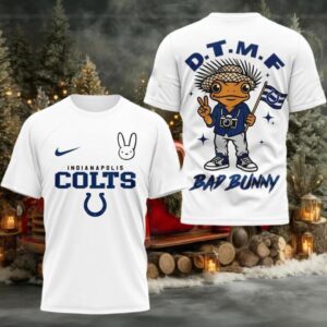 Indianapolis Colts NFL Bad Bunny 2025 New Two Sided Shirt