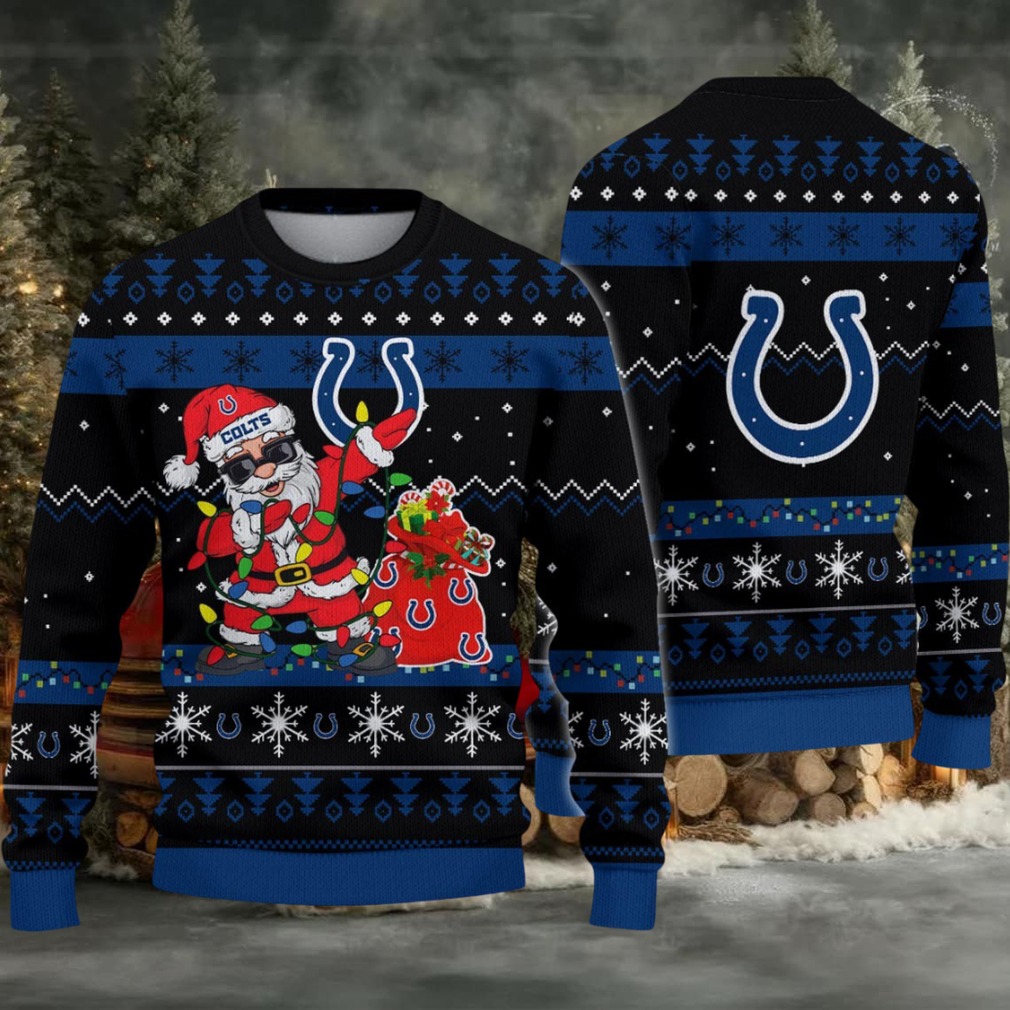 Indianapolis Colts Santa Claus Ugly Christmas Sweater Indianapolis Colts Santa Claus Ugly Christmas Sweater