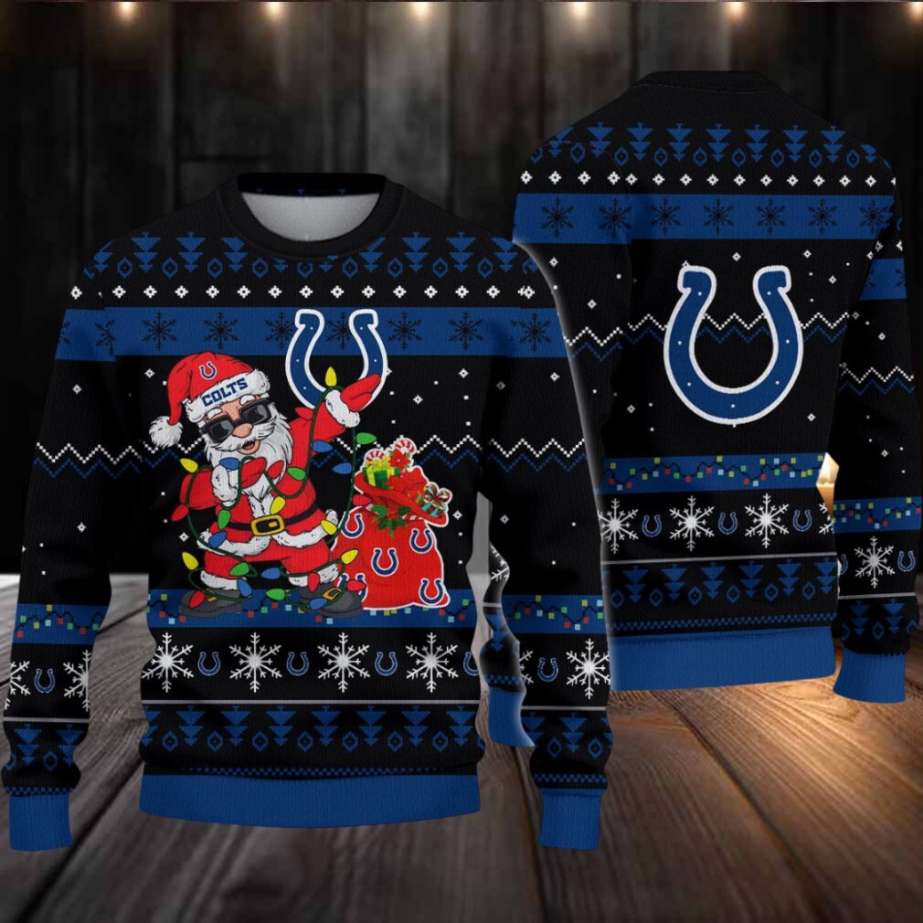 Indianapolis Colts Santa Claus Ugly Christmas Sweater Indianapolis Colts Santa Claus Ugly Christmas Sweater