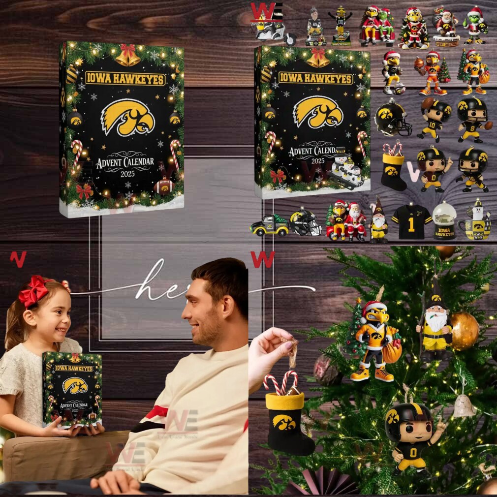 Iowa Hawkeyes football 2025 Advent Calendar Christmas Iowa Hawkeyes football 2025 Advent Calendar Christmas
