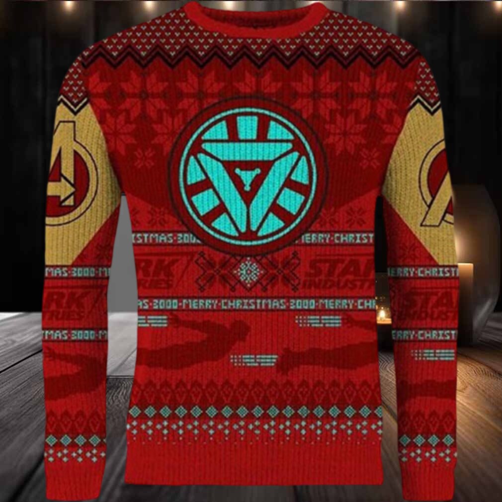 Iron Man I Love Christmas 3000 Marvel Ugly Sweater Iron Man I Love Christmas 3000 Marvel Ugly Sweater