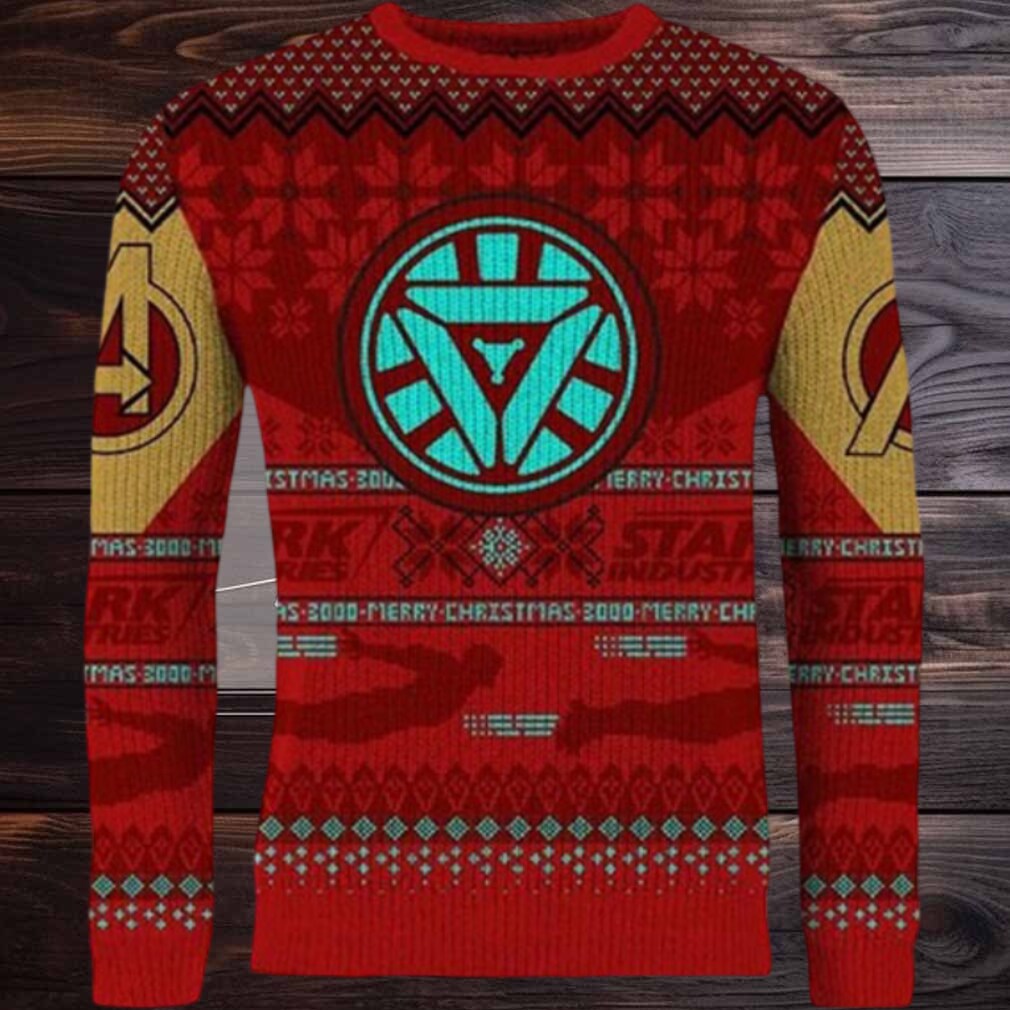 Iron Man I Love Christmas 3000 Marvel Ugly Sweater Iron Man I Love Christmas 3000 Marvel Ugly Sweater