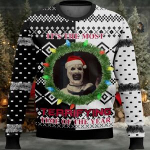 It’s The Most Terrifying Time Of The Year Ugly Christmas Sweater