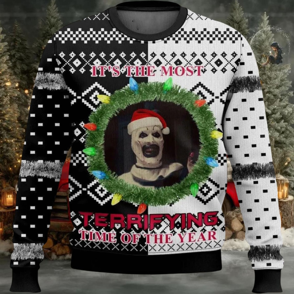 It’s The Most Terrifying Time Of The Year Ugly Christmas Sweater It’s The Most Terrifying Time Of The Year Ugly Christmas Sweater