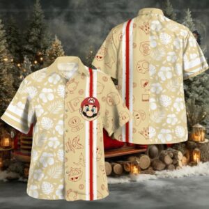 Mario Beach Hawaiian Shirt
