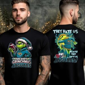 Jacksonville Jaguars Grinch Merry Christmas Grinchmas 2025 Personalized Football Logo Two Sided Shirt