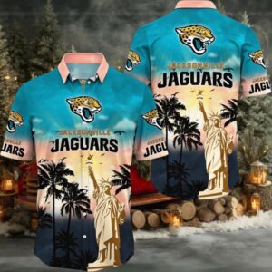 Jacksonville Jaguars Hawaii Shirt Statue Of Liberty Aloha Shirt