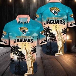 Jacksonville Jaguars Hawaii Shirt Statue Of Liberty Aloha Shirt