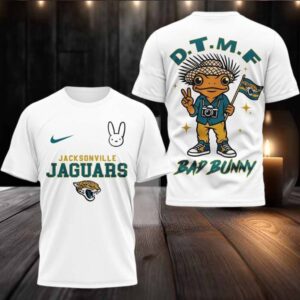 Jacksonville Jaguars NFL Bad Bunny 2025 New Two Sided Shirt