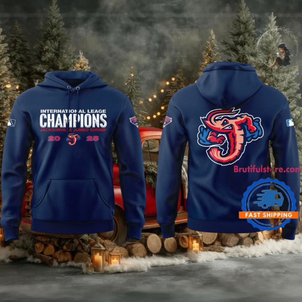 Jacksonville Jumbo Shrimp 2025 International League Champions New Hoodie Jacksonville Jumbo Shrimp 2025 International League Champions New Hoodie