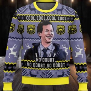 Jake Peralta Brooklyn Cool Cool No Doubt Ugly Christmas Sweater