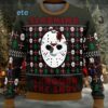 Bigfoot Xmas Tree Ugly Christmas Sweater Naughty Bigfoot Xmas Tree Ugly Christmas Sweater Naughty